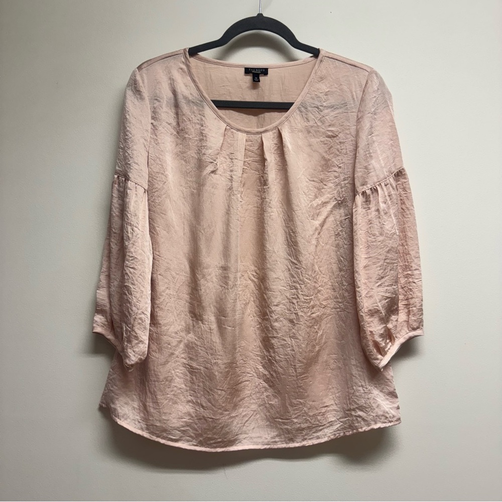 Talbots Blush Pink Blouse